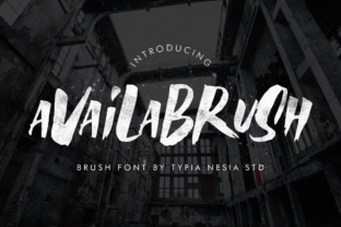 Availabrush: The Bold Display Font That Elevates Handmade Goods