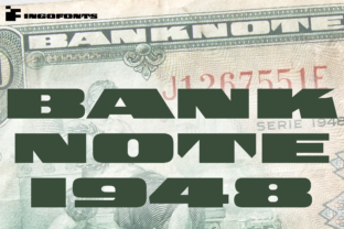 Banknote 1948: A Display Font for Distinctive Brand Identity