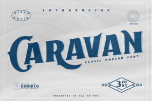Caravan: A Classic Display Font for Editorial Elegance
