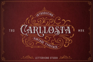 Carllosta: A Vintage Display Font for Distinct Branding