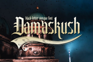 Damaskush: A Vintage Display Font for Elegant Branding
