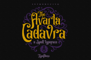 Designing With Avarta Cadavra: A Unique Font for Editorial Mood