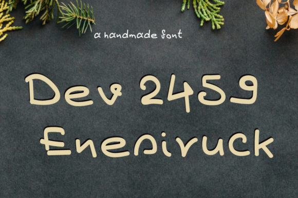 Dev2459 Enesiruck: A Quirky Font for Standout Brands