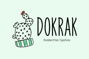 Dokrak Handwritten Font: A Crafter's Essential Tool