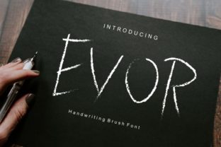 Evor: The Authentic Display Font for Your Crafted Creations