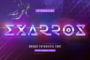 How Exarros, a Futuristic Display Font, Helped Shape a Landing Page