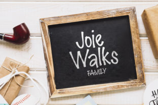 Introducing Joie Walks: A Whimsical Font for Marketing Magic