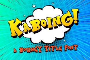 Kaboing: A Comic Display Font for Confident Digital Layouts