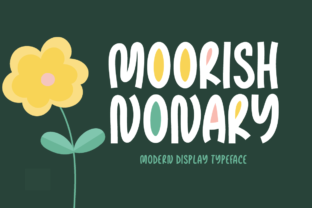 Moorish Nonary: A Display Font with Serious Personality