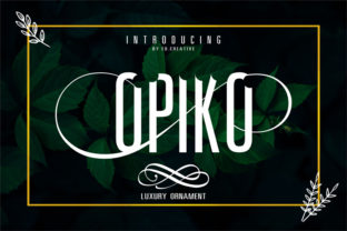 Opiko: The Elegant Display Font for Editorial Design