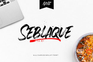 Seblaque: A Display Font for Bold, Contemporary Crafting