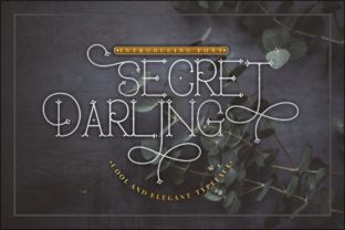 Secret Darling: A Display Font That Builds Warm Online Trust