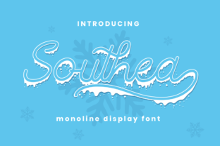 Southea: A Winter-Themed Display Font for Digital Branding
