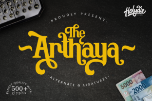 The Arthaya: A Display Font for Editorial Elegance