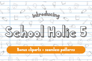 Unlock Visual Engagement with the School Holic 5 Display Font